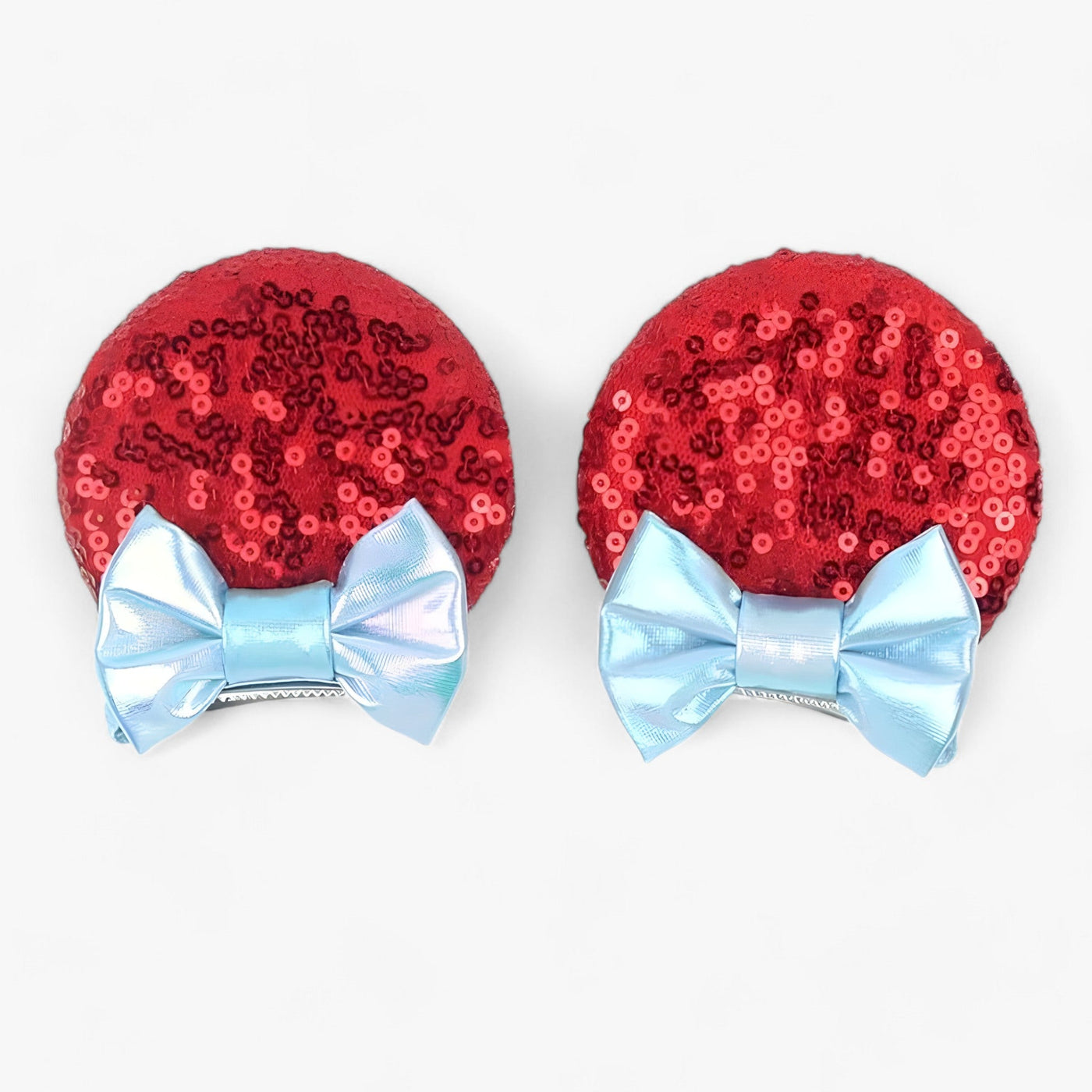 Christmas Hair Accessories | Disney Mouse Ears Hair Clips - Sparkling Fun for the Holidays