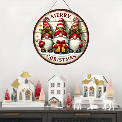 Emily's Party Decoration | Wooden Christmas Gnome Panel - Add a Whimsical Touch