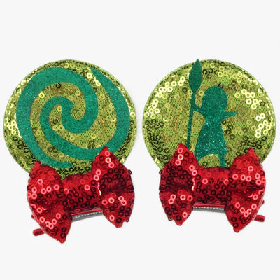 Christmas Hair Accessories | Disney Mouse Ears Hair Clips - Sparkling Fun for the Holidays