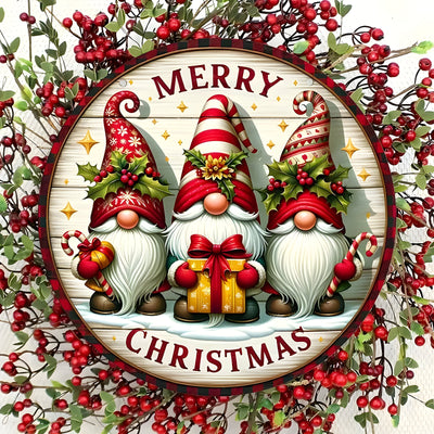 Emily's Party Decoration | Wooden Christmas Gnome Panel - Add a Whimsical Touch