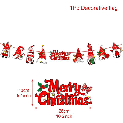 MerryBanner | Christmas Banner Garland - Add a festive touch to your home