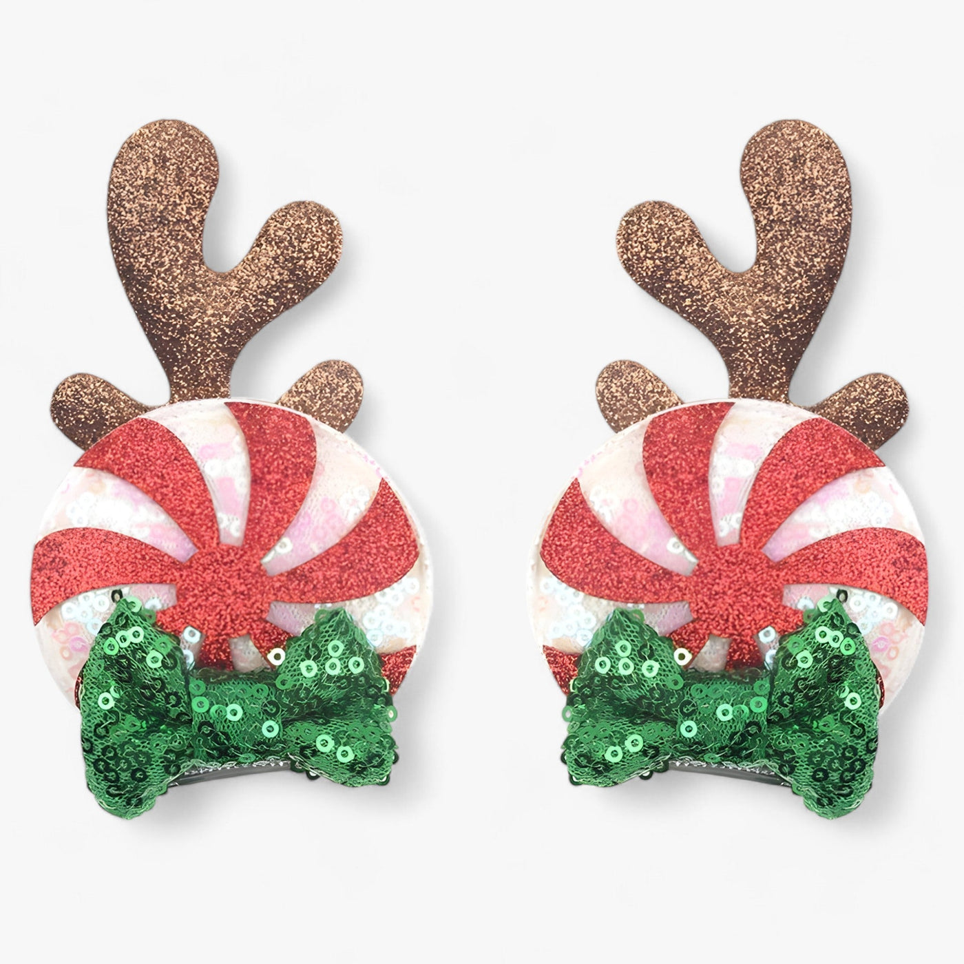 Christmas Hair Accessories | Disney Mouse Ears Hair Clips - Sparkling Fun for the Holidays