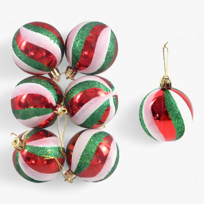 Christmas | 6 pieces of Christmas baubles - ideal decoration for the tree