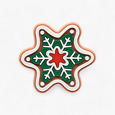 Charms | Festive Christmas Tree and Snowflakes made of PVC - Fun Accessories for Children's Shoes