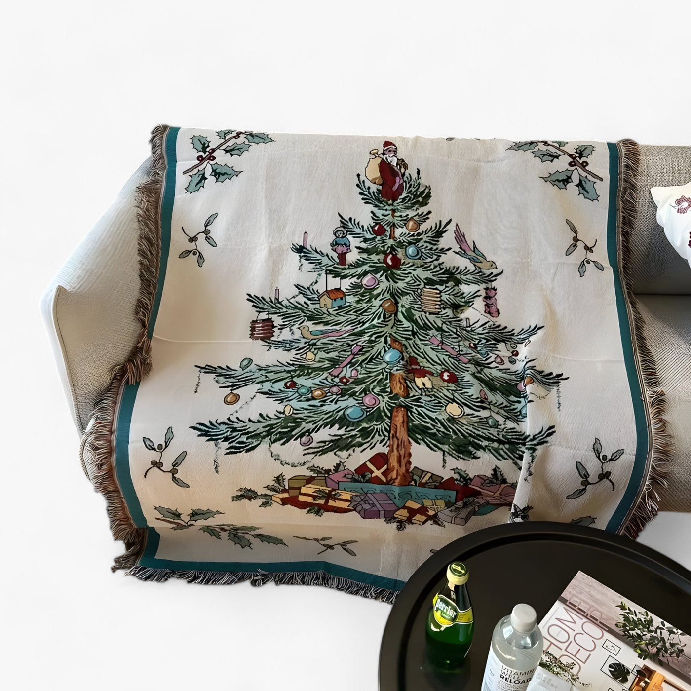 Nutty Nutcracker & Christmas Star Blanket - Soft and Decorative Quilt for a Festive Home
