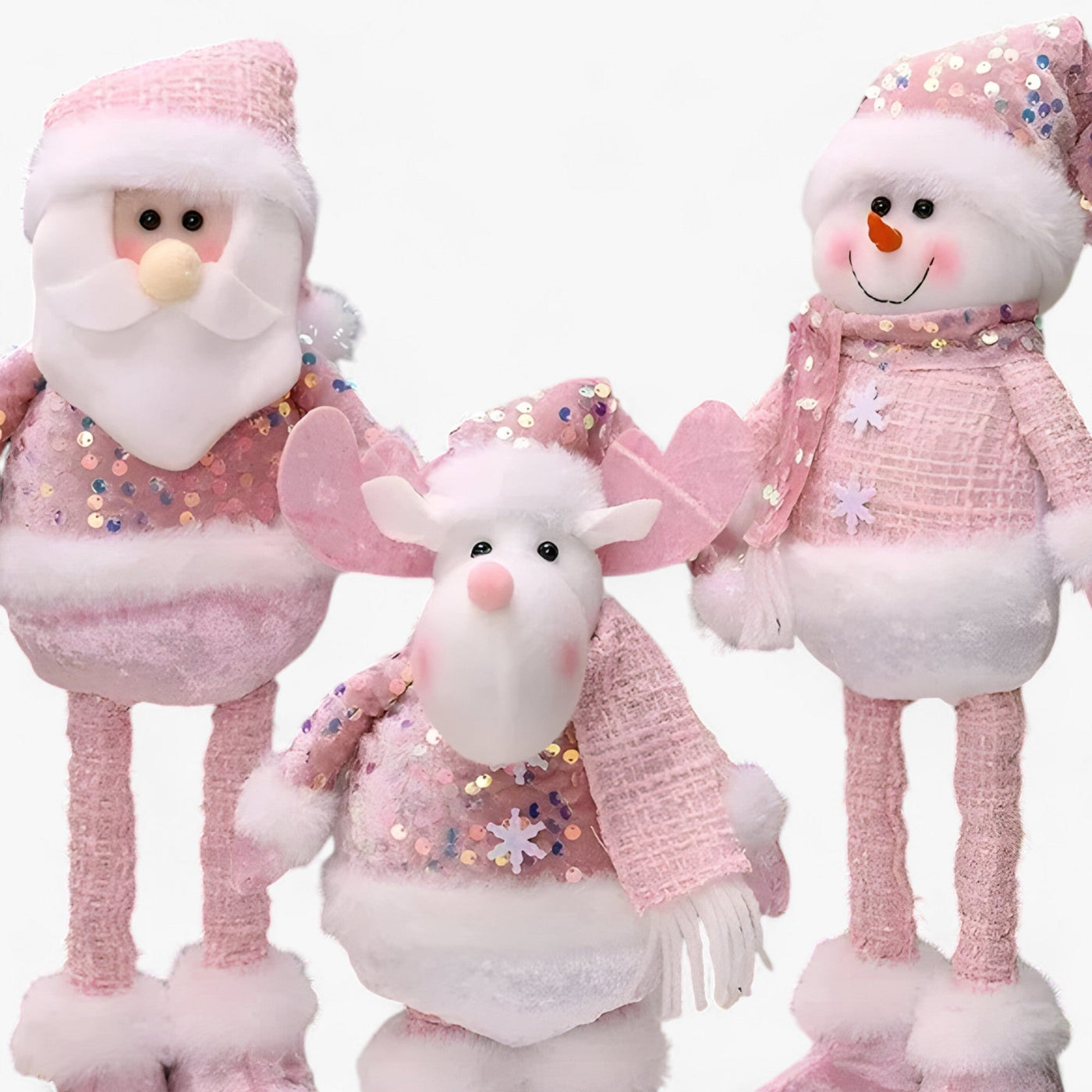 Fantastic Winter | Christmas Decorations Supplies Snowman Old Pink - Add a Touch of Magic to Your Interior
