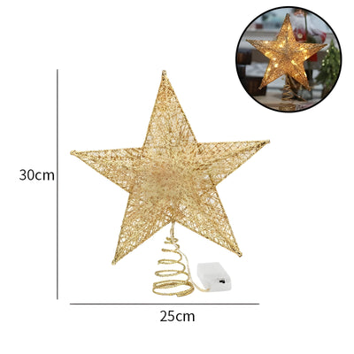 Starry Elegance | Top Star Ornaments Christmas Light - Illuminate Your Year-End Celebration