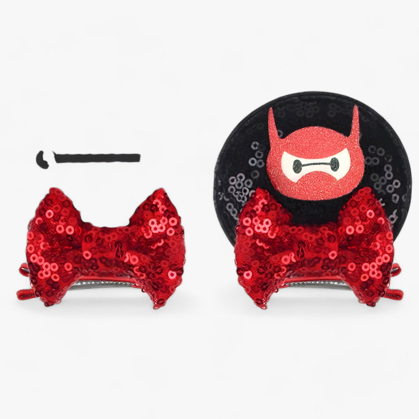 Christmas Hair Accessories | Disney Mouse Ears Hair Clips - Sparkling Fun for the Holidays