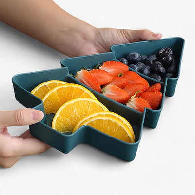 Festive | Christmas Tree-Shaped Fruit Bowl - Perfect Decoration for the Holiday Table