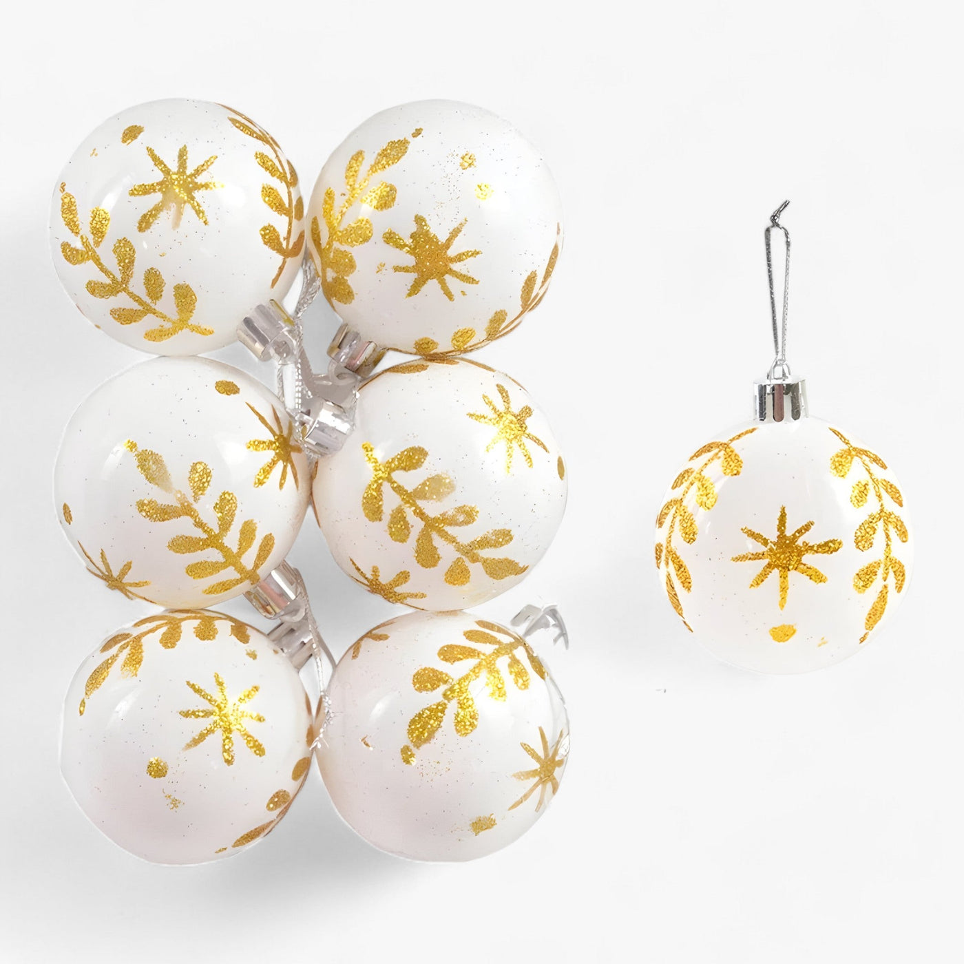 Christmas | 6 pieces of Christmas baubles - ideal decoration for the tree
