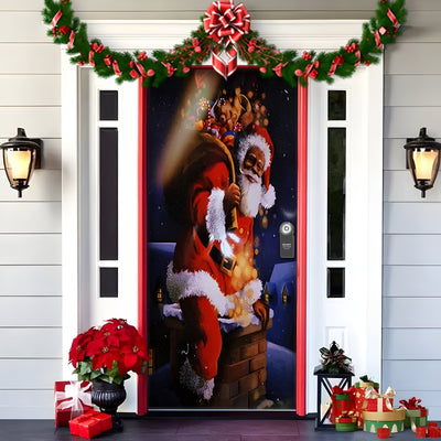 HolidayCheer | Christmas Background Banner Made of Polyester - Create a Festive Atmosphere for Your Decorations