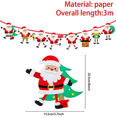 MerryBanner | Christmas Banner Garland - Add a festive touch to your home