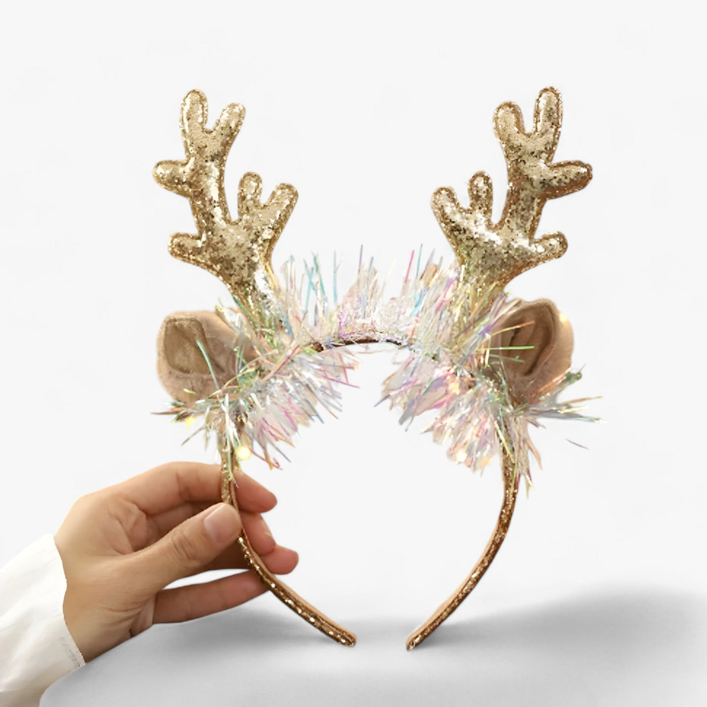 Emma | Christmas Headband with Deer Antlers - Festive and Tender Accessory for Children