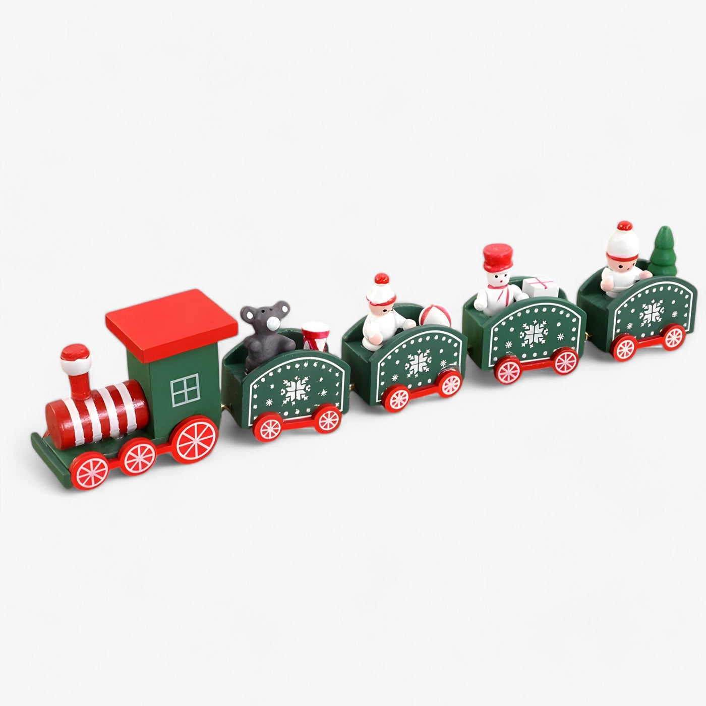 Whimsy | Wooden Christmas Train Ornament - Festive Decor and Gift for Children